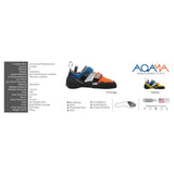 Mad Rock Agama Orange – rock climbing shoes, view 3