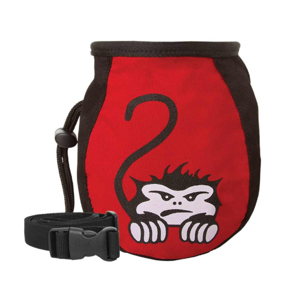 Mad Rock Kids Chalk Bags - Crouching Monkey-red